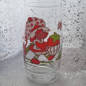 Vintage Strawberry Shortcake glass